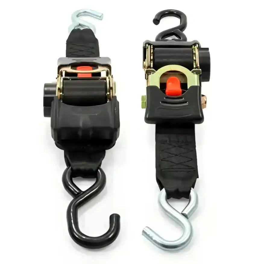 Tie Down Straps 2 In Width Retractable 6 Ft Dual Hooks(e/F)