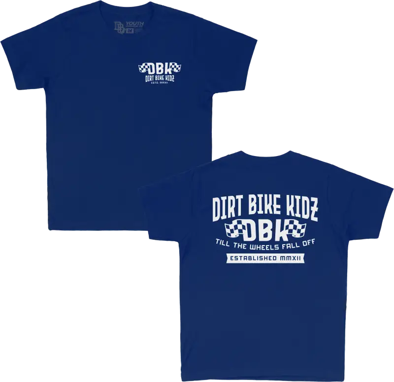 Till The End Youth Tee Royal Blue Yx - DBK
