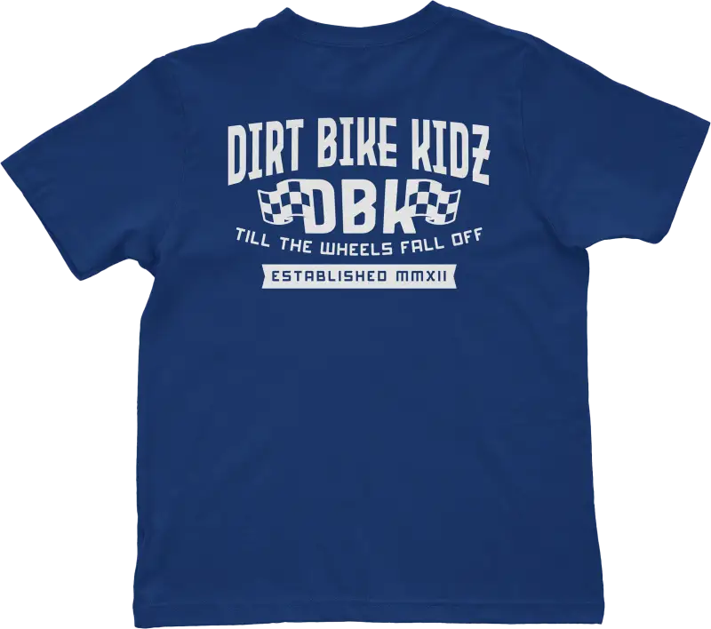 Till The End Youth Tee Royal Blue Yx - DBK