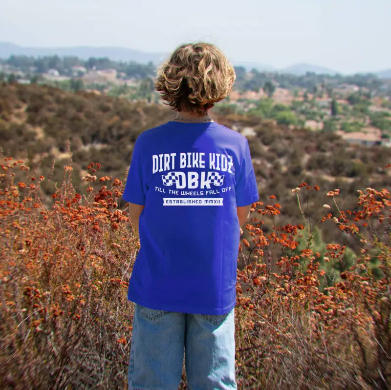 Till The End Youth Tee Royal Blue Ys - DBK