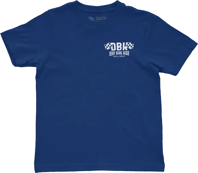 Till The End Youth Tee Royal Blue Ys - DBK