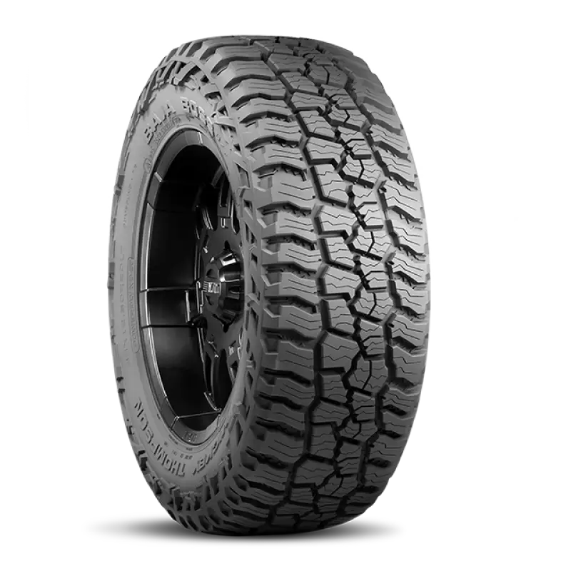 Tire LT305 x 70R18; All Terrain Light Truck & SUV; Steel Belted; Radial; Black Sidewall; Tubeless; Asymmetrical Tread