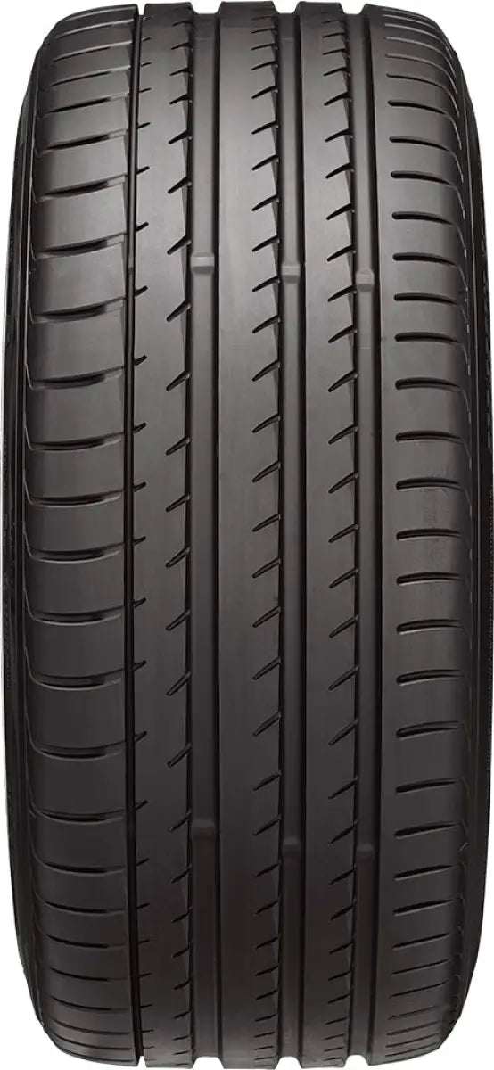 Yokohama ADVAN Sport V105 P275 x 40ZR19 high performance summer passenger car tire, steel belted radial, black sidewall, asymmetrical tread design, tubeless, 10/32 inch tread depth.