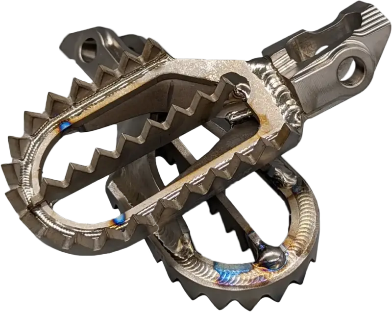 Titanium Foot Pegs Gas/Husq/Ktm Stark 10mm Back - RV and Auto Parts