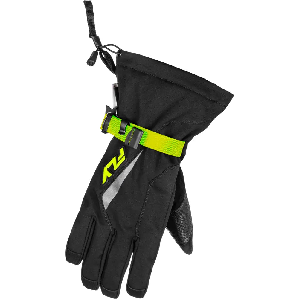 Title Gauntlet Gloves Black/Hi Vis Sm