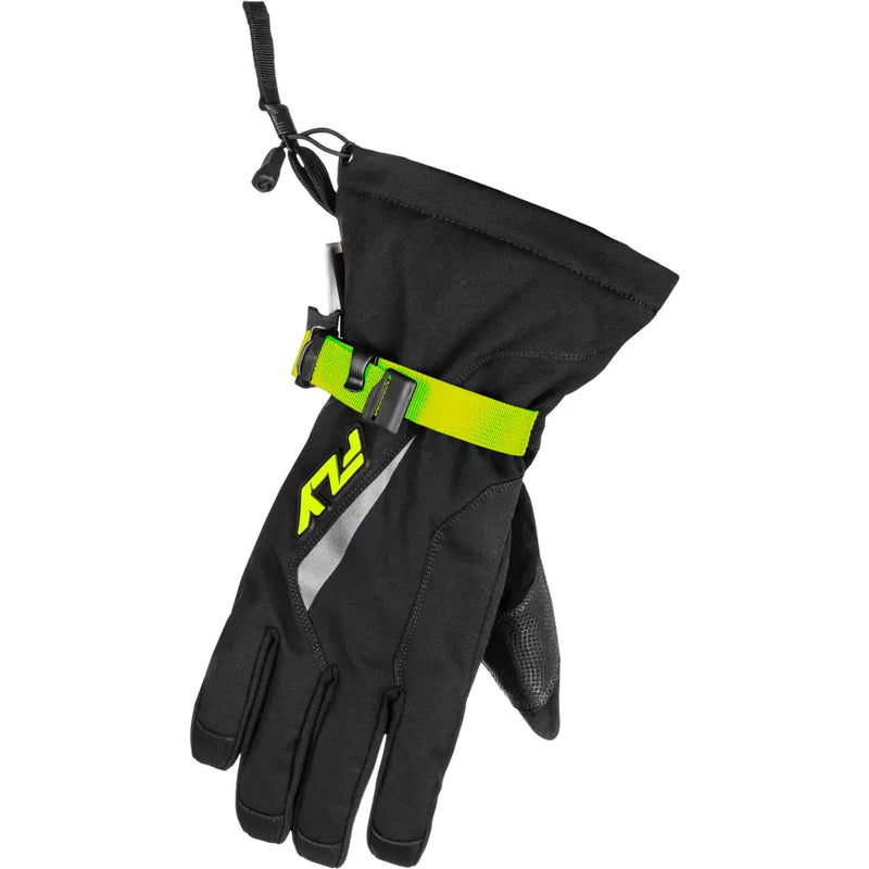 Title Gauntlet Gloves Black/Hi Vis Sm