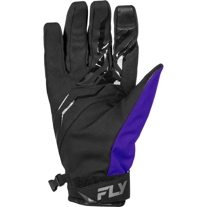 Title Gloves Black/Purple/Grey Sm