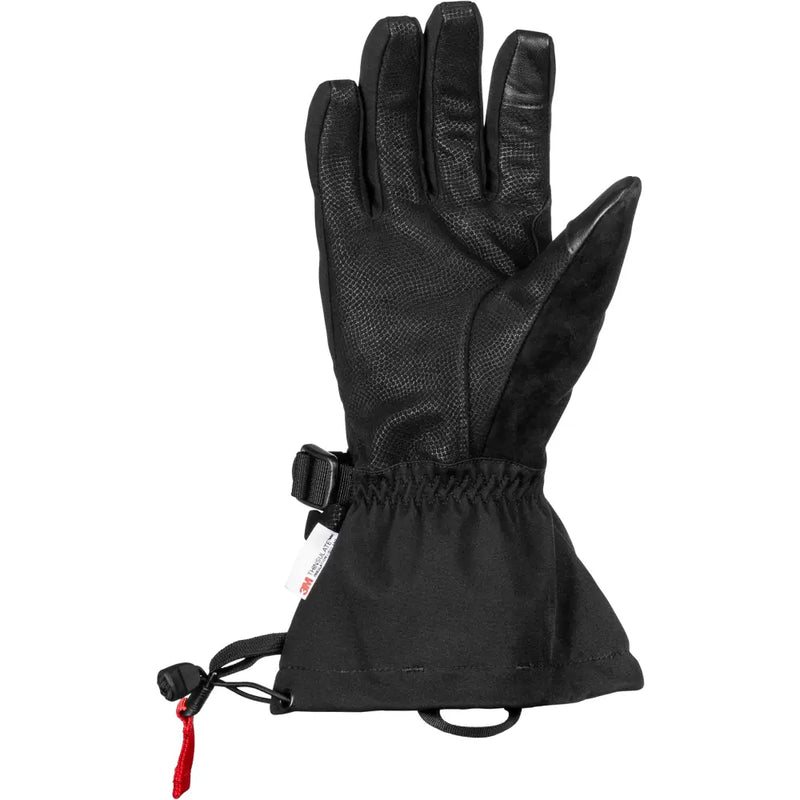 Title Heated Gauntlet Gloves Grey/Black/Red Lg