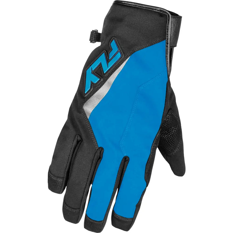 Title Long Gloves Blue/Black/Light Blue Md