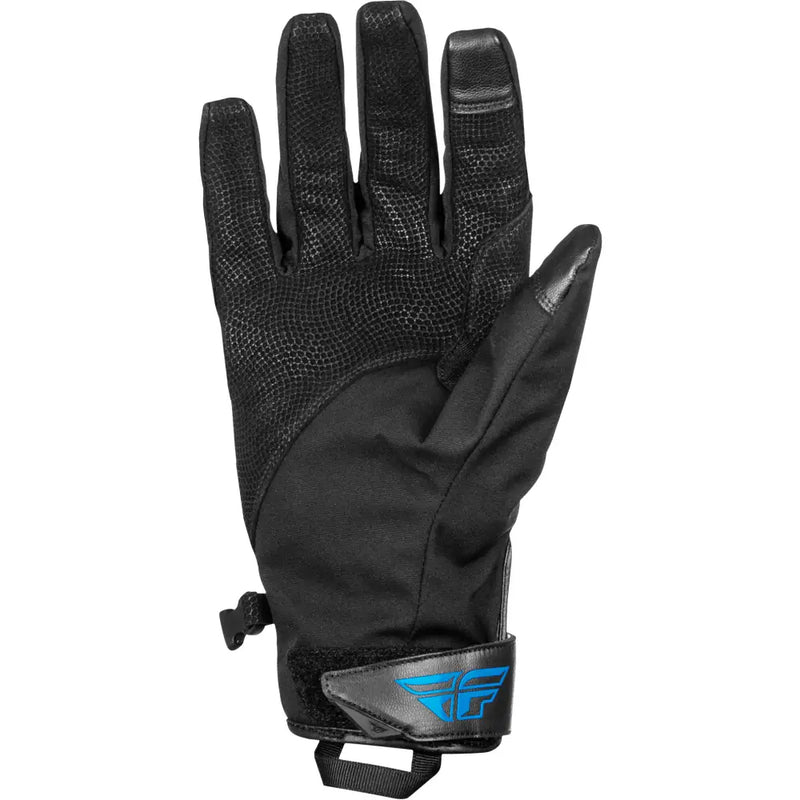 Title Long Gloves Blue/Black/Light Blue Xs