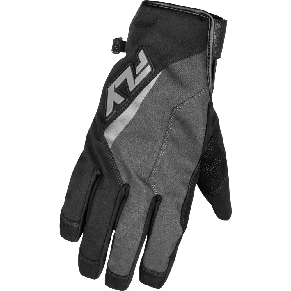 Title Long Gloves Grey/Black Md