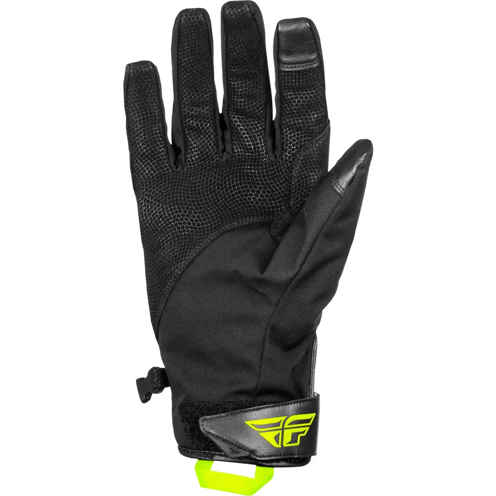 Title Long Gloves Red/Black/Hi Vis Md