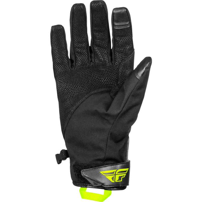 Title Long Gloves Red/Black/Hi Vis Md