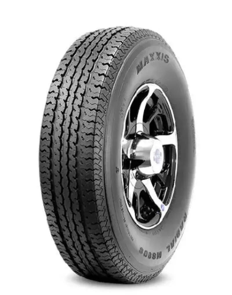 Black Maxxis tire ST205 75R14 for TL00097500 Maxxis Tire St205/75R14 M8008+ 8Pr
