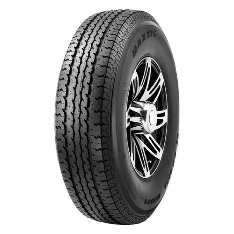 Maxxis tire with silver rim on TL00097500 Maxxis Tire St205/75R14 M8008+ 8Pr