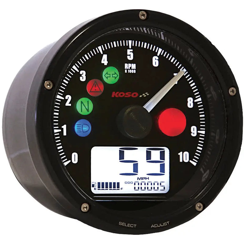 Tnt 01 Multifunction Speedometer Black