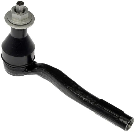 Black metal tie rod end for TO28382PR Dorman tie rod product intentionally designed for durability