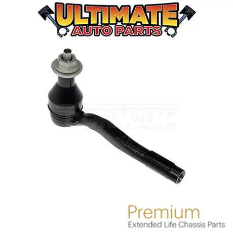 Black metal tie rod end for TO28382PR Dorman tie rod replacement or repair