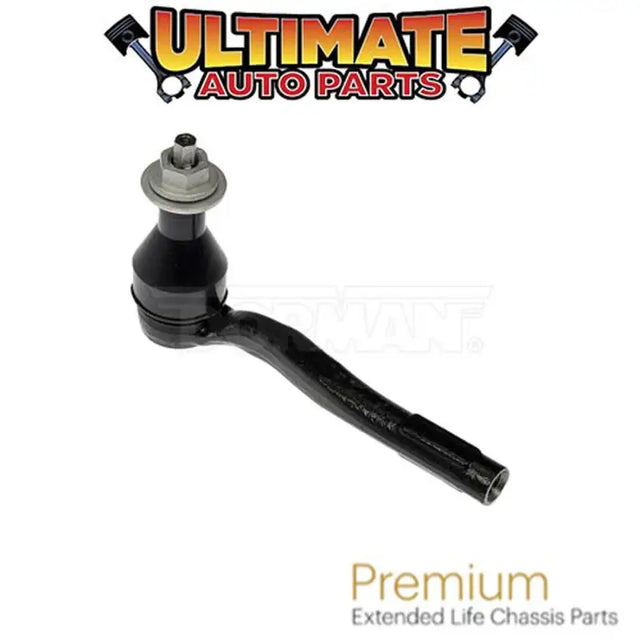 Black metal tie rod end for TO28382PR Dorman tie rod replacement or repair