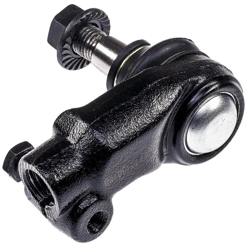 Black metal tie rod end with threaded bolt for Dorman TO36004PR tie rod assembly