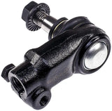 Black metal tie rod end with threaded bolt for Dorman TO36004PR tie rod assembly