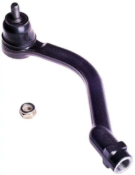 Black metal tie rod end with nut for TO60041 Dorman outer tie rod upgrade