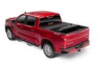 Tonneau Cover Hard Folding; 2 Folds/ 3 Panels; Front Hinge Allows Entire to Flip Up When Folded; Non-Lockable; Black