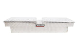 Tool Box Crossover; Gull Wing; Diamond Tread; Silver; Aluminum; 69-3/4 Inch Length x 20 Width 12.2 Height; 8.4 Cubic