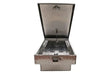 Tool Box Crossover; Gull Wing; Diamond Tread; Silver; Aluminum; 69-3/4 Inch Length x 20 Width 12.2 Height; 8.4 Cubic