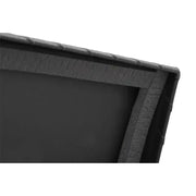 Tool Box Crossover Low Profile; Single Lid; Diamond Tread; Black Textured Powder Coated Aluminum; 69-3/4 Inch Length x