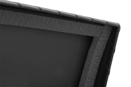 Tool Box Crossover Standard; Gull Wing; Diamond Tread; Black Textured Powder Coated Aluminum; 69-3/4 Inch Length x 20
