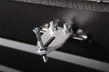 Tool Box Crossover Standard; Gull Wing; Diamond Tread; Black Textured Powder Coated Aluminum; 69-3/4 Inch Length x 20