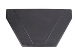 Tool Box Triangle Trailer; Single Lid; Diamond Tread; Black; Plastic; 36 Inch (Back)/18.25 (Front) Width x 18.75 Length