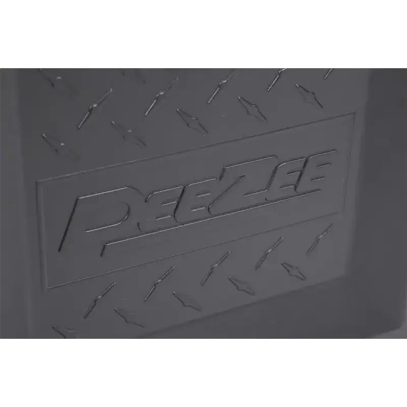 Tool Box Triangle Trailer; Single Lid; Diamond Tread; Black; Plastic; 36 Inch (Back)/18.25 (Front) Width x 18.75 Length
