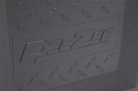 Tool Box Triangle Trailer; Single Lid; Diamond Tread; Black; Plastic; 36 Inch (Back)/18.25 (Front) Width x 18.75 Length