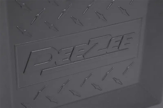 Tool Box Triangle Trailer; Single Lid; Diamond Tread; Black; Plastic; 36 Inch (Back)/18.25 (Front) Width x 18.75 Length