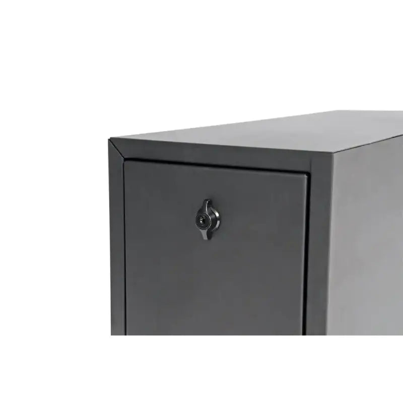 Tool Box Wheel Well With 5 Drawers; Smooth; Black Powder Coated Steel; 20.5 Inch Length x 8.5 Width 18.88 Height; 1.9