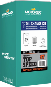 Top Speed Oil Change Kit 0.75l 10w/40 Yam - MOTOREX