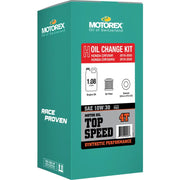 Top Speed Oil Change Kit 1.08l 10w/30 Hon - MOTOREX