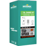 Top Speed Oil Change Kit 0.90l 10w/40 Kaw - MOTOREX