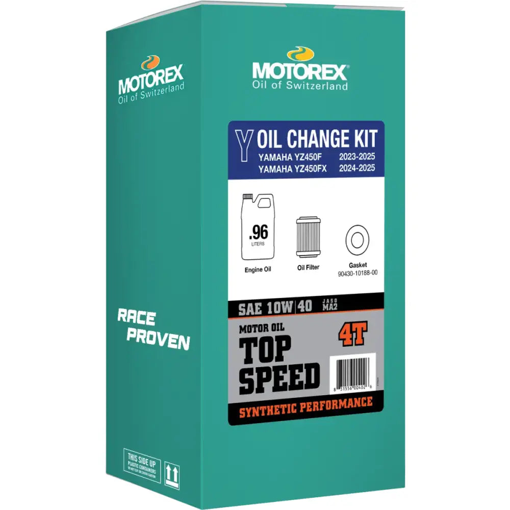 Top Speed Oil Change Kit 0.96l 10w/40 Yam - MOTOREX