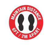 FS1045V Social Distancing Sign by Top Tape
