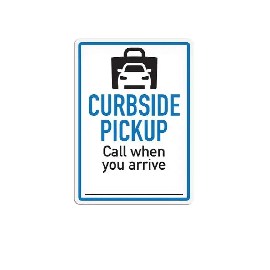 SS5092V Curbside Pick Up Sign