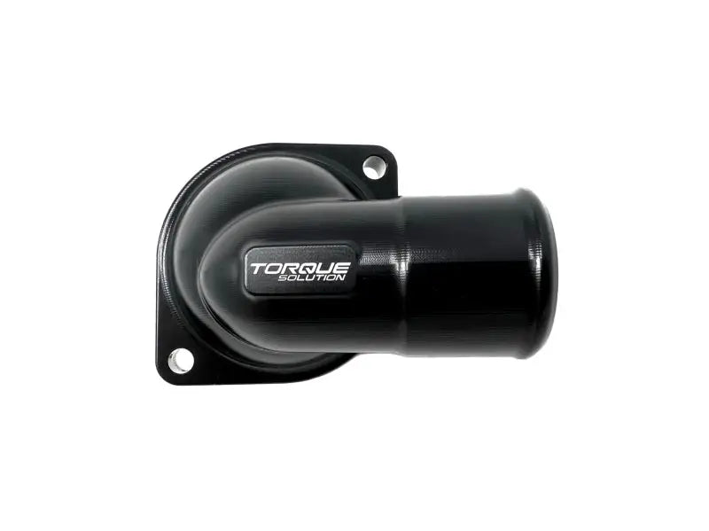Torque Solution 02-14 Subaru WRX / 04-21 STI Billet Thermostat Housing - Black Anodized - Oils & Oil Filters