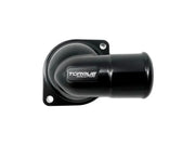 Torque Solution 02-14 Subaru WRX / 04-21 STI Billet Thermostat Housing - Black Anodized - Oils & Oil Filters