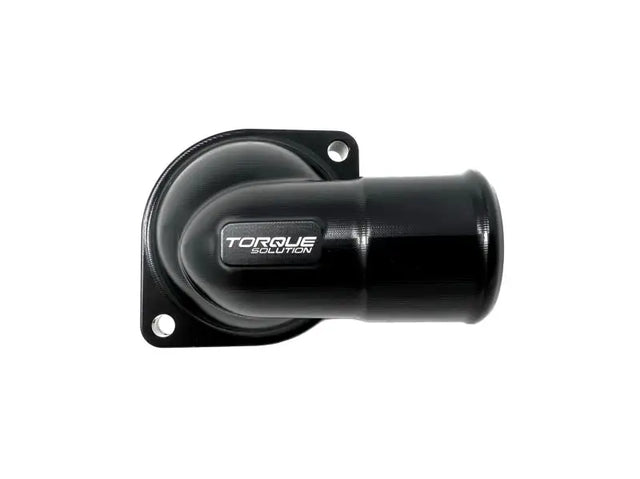 Torque Solution 02-14 Subaru WRX / 04-21 STI Billet Thermostat Housing - Black Anodized - Oils & Oil Filters