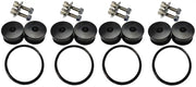 Torque Solution Billet Bumper Quick Release Kit Combo (Black): Universal - Truck & Automotive
