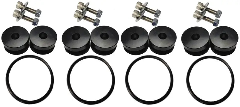 Torque Solution Billet Bumper Quick Release Kit Combo (Black): Universal - Truck & Automotive