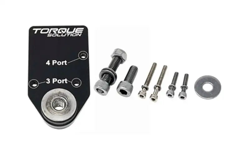 Torque Solution Billet MAC Valve Mount Bracket - For 3/4 Port Solenoid Valves - Truck & Automotive