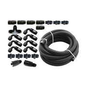 Torque Solution Torque Solution Braided Fuel Line Kit for -6 Aeromotive FPR: Subaru WRX 02-14 / Subaru STI 07-18